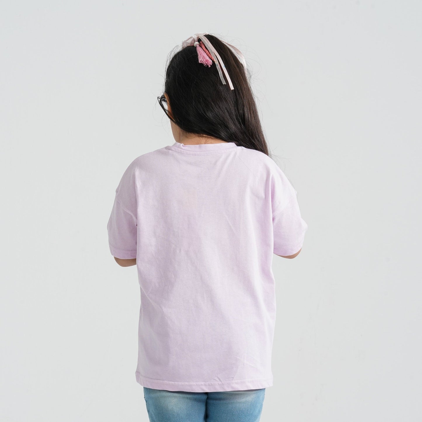 Girl’s Light Purple Cotton T-Shirt