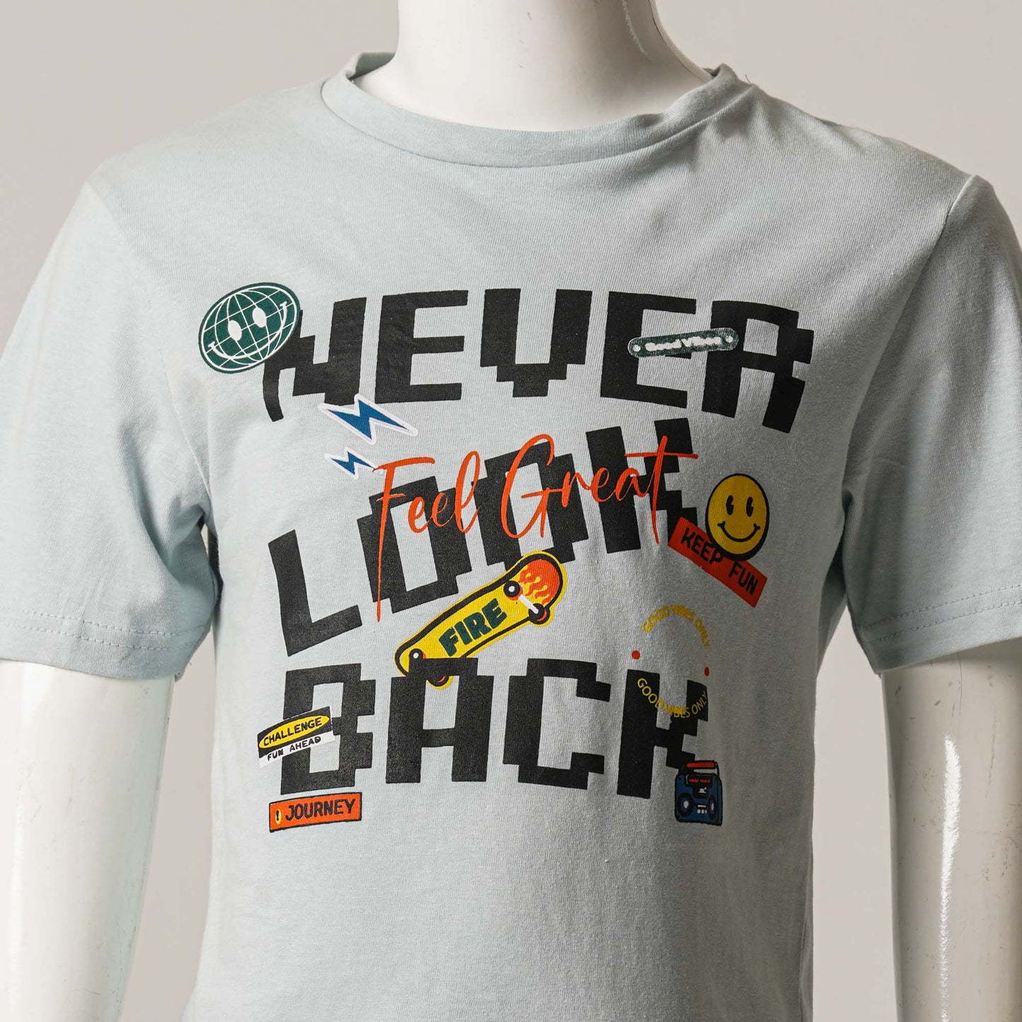 Boys Sky Blue T-Shirt