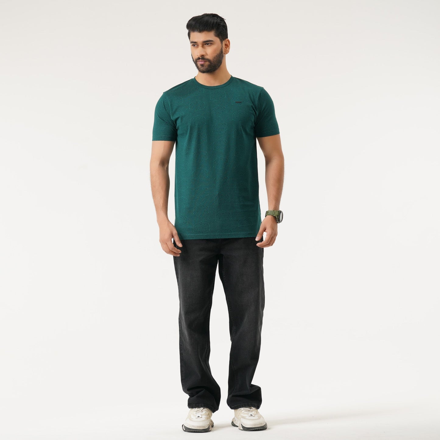 Mens Dark Green T-Shirt