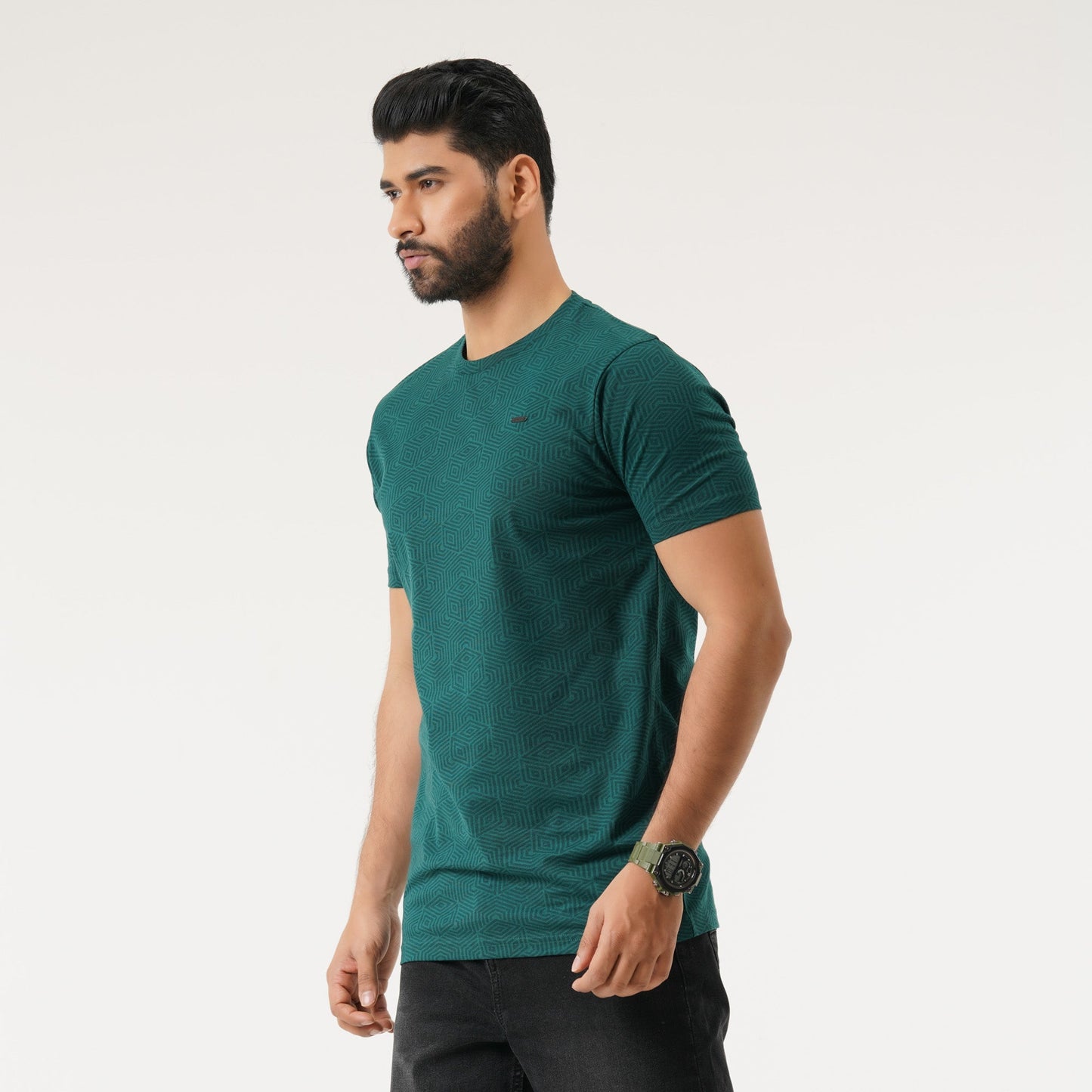 Mens Dark Green T-Shirt