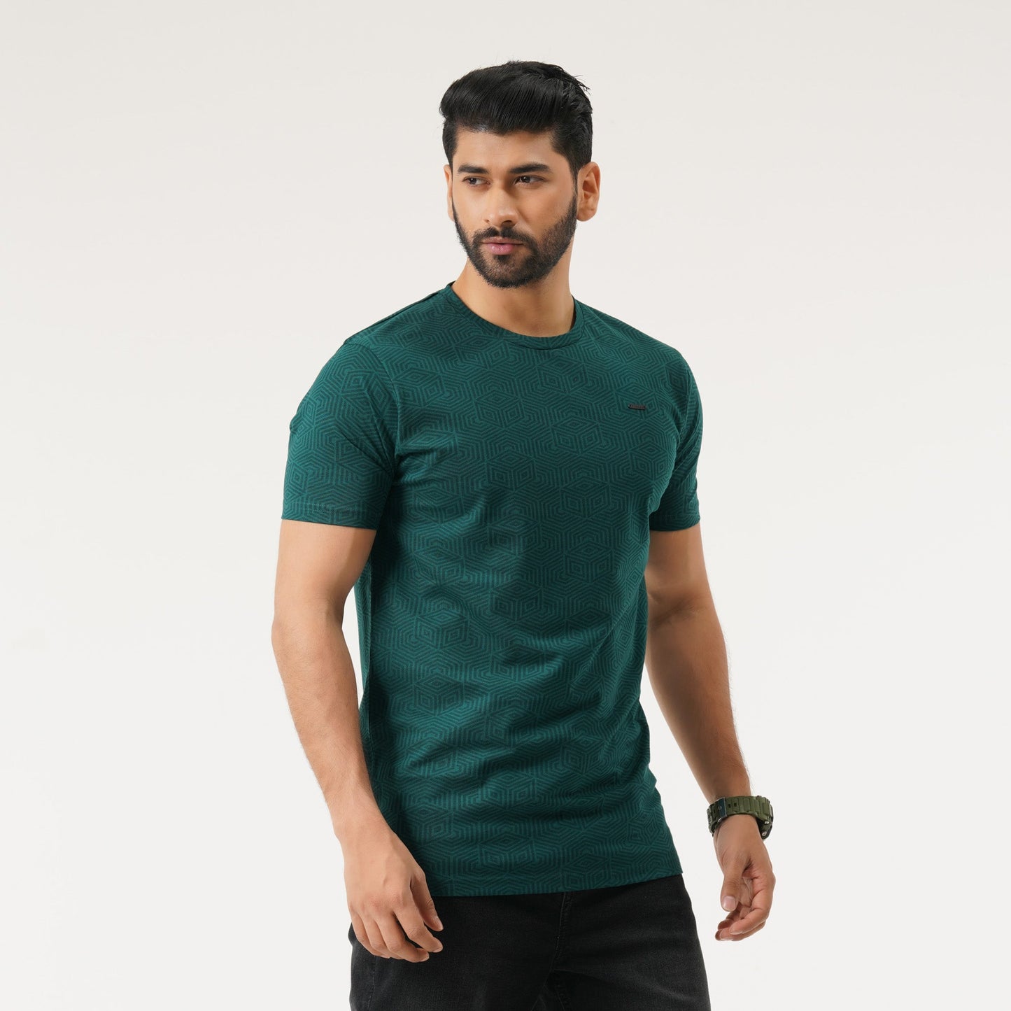 Mens Dark Green T-Shirt