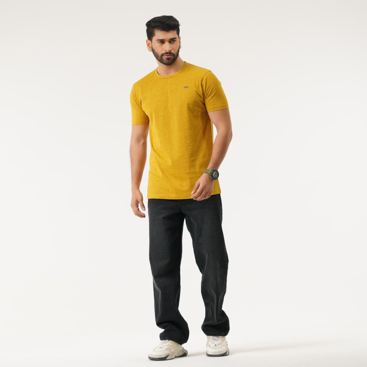 Mens T-Shirt Mustard