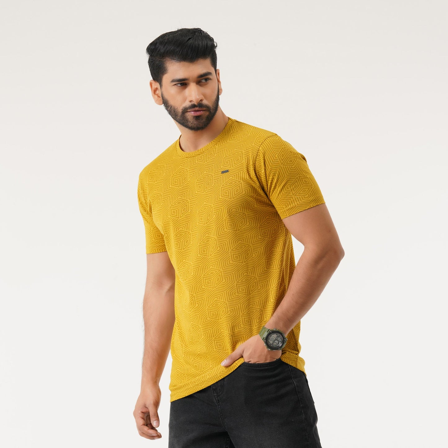 Mens T-Shirt Mustard