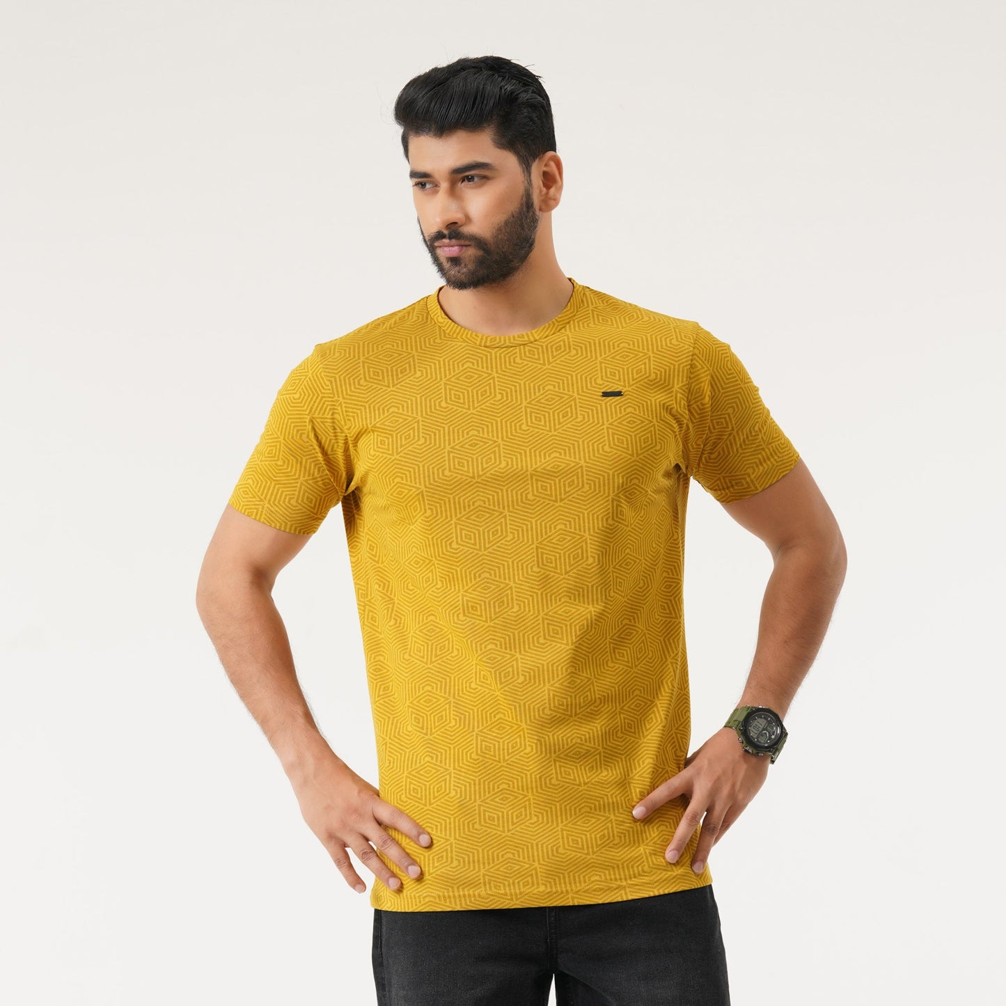 Mens T-Shirt Mustard