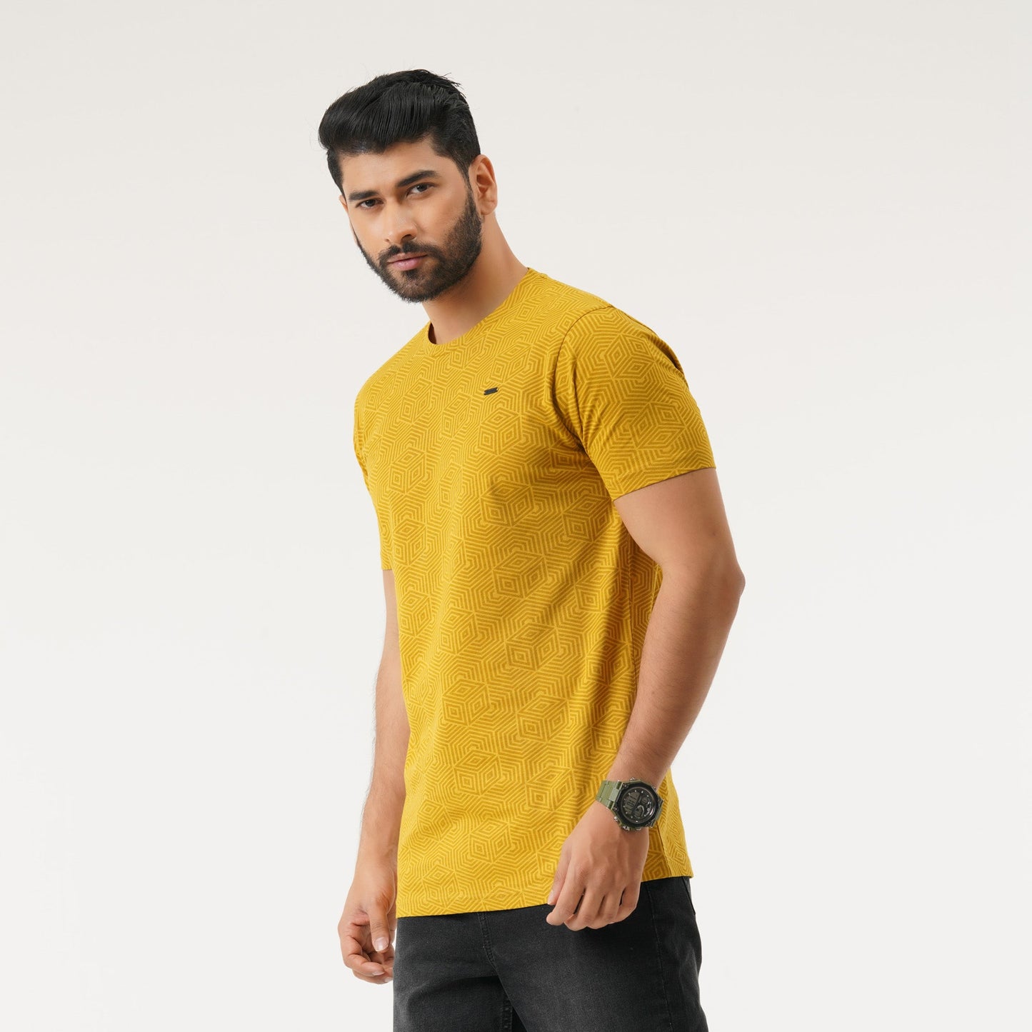Mens T-Shirt Mustard