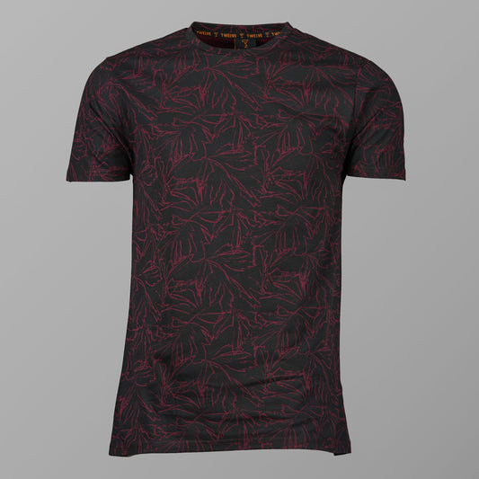 Mens Maroon T-shirt