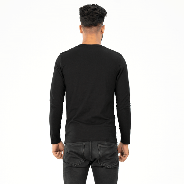 Mens Ls T-Shirt- Black