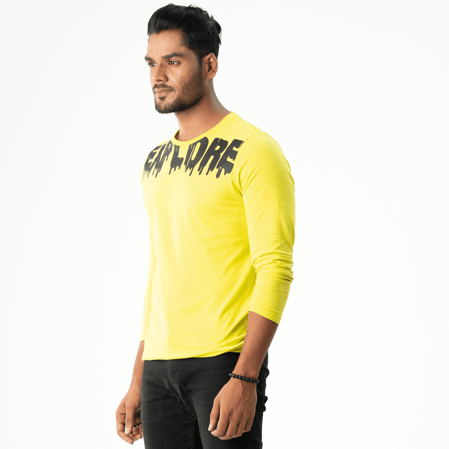 Mens Ls T-Shirt- Green