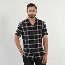 Load image into Gallery viewer, Men&#39;s Peach-Black Print Shirt
