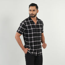 Load image into Gallery viewer, Men&#39;s Peach-Black Print Shirt
