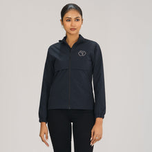 Load image into Gallery viewer, Womens Navy Active Jacket
