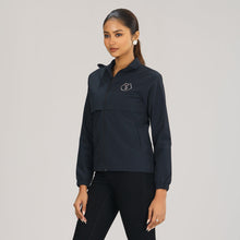 Load image into Gallery viewer, Womens Navy Active Jacket
