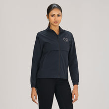 Load image into Gallery viewer, Womens Navy Active Jacket
