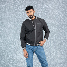 Load image into Gallery viewer, MENS BOMBER JACKET- BLACK
