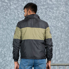 Load image into Gallery viewer, MENS BOMBER-OLIVE/WHITE/NAVY
