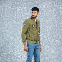 Load image into Gallery viewer, MENS BOMBER- OLIVE
