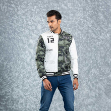 Load image into Gallery viewer, MENS BOMBER-AOP/WHITE
