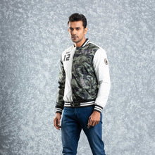 Load image into Gallery viewer, MENS BOMBER-AOP/WHITE
