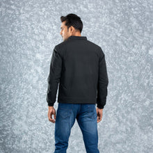 Load image into Gallery viewer, MENS BOMBER JACKET- BLACK
