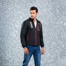 Load image into Gallery viewer, MENS BOMBER JACKET- BLACK
