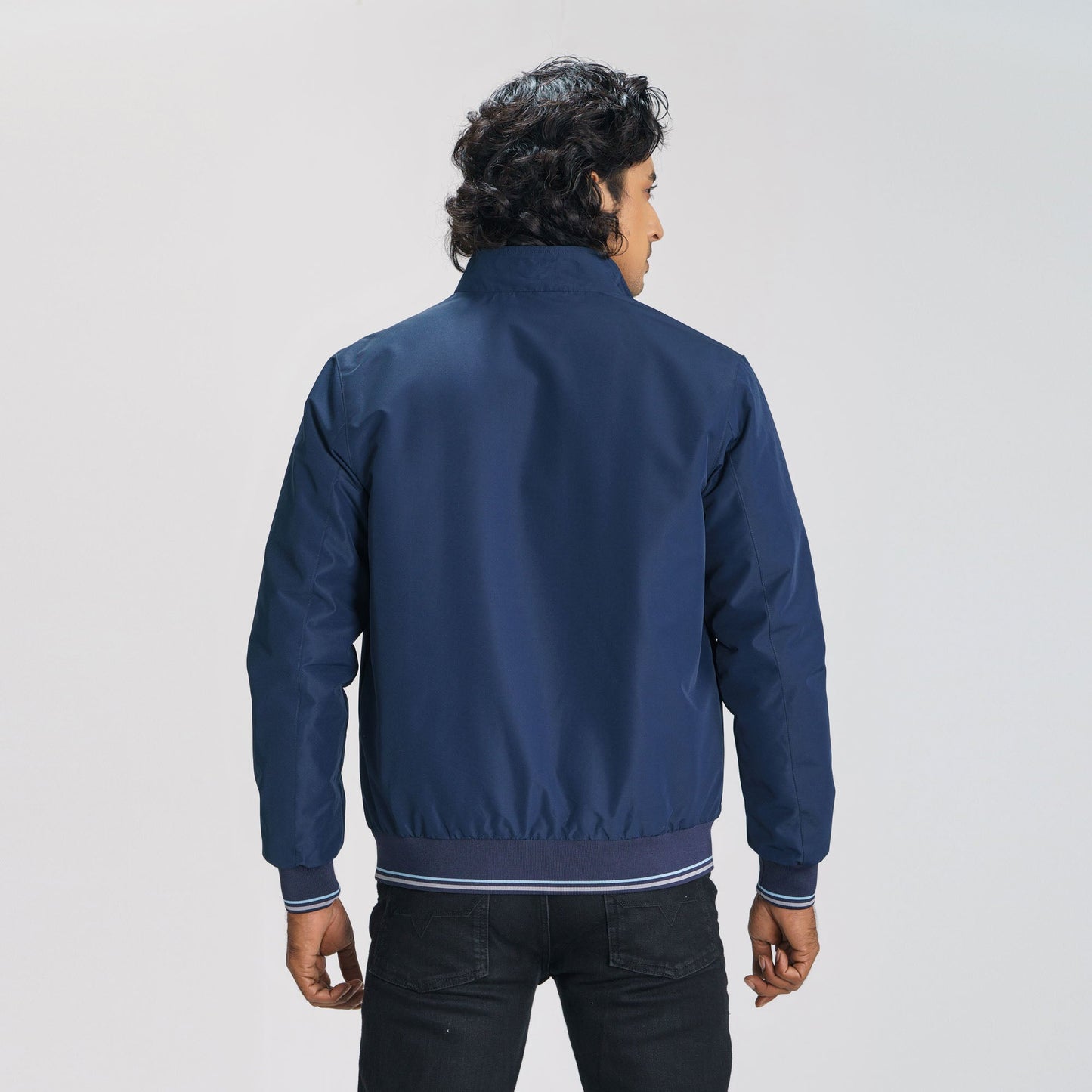 Mens Navy Bomber Jacket