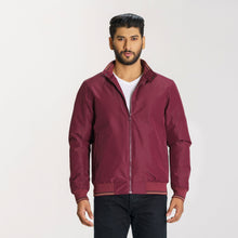 Load image into Gallery viewer, Men&#39;s Maroon Bomber Jacket
