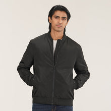 Load image into Gallery viewer, Men’s Black Bomber Jacket
