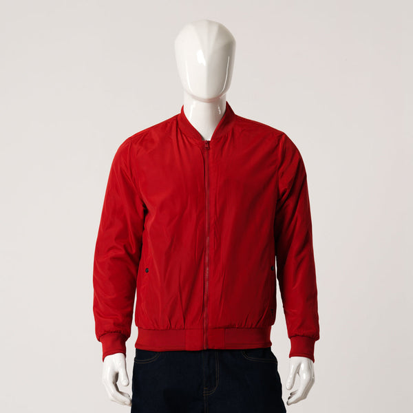 Mens Red Bomber Jacket