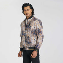 Load image into Gallery viewer, Men’s Brown Printed Bomber
