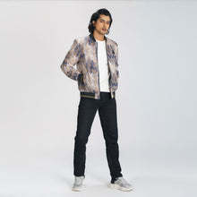 Load image into Gallery viewer, Men’s Brown Printed Bomber
