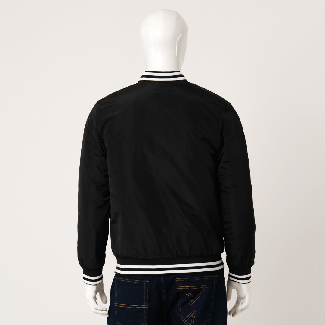 Mens Black Bomber