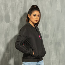 Load image into Gallery viewer, Womens Bomber- Black
