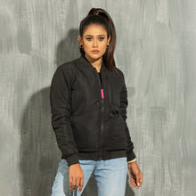 Load image into Gallery viewer, Womens Bomber- Black
