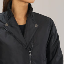 Load image into Gallery viewer, Women&#39;s Black Solid Bomber
