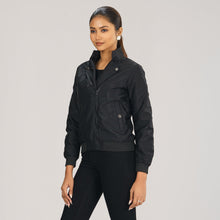 Load image into Gallery viewer, Women&#39;s Black Solid Bomber
