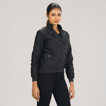 Load image into Gallery viewer, Women&#39;s Black Solid Bomber
