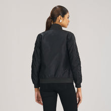 Load image into Gallery viewer, Women&#39;s Black Solid Bomber
