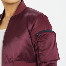 Load image into Gallery viewer, Women&#39;s Cropped Port Royale Bomber Jacket
