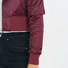 Load image into Gallery viewer, Women&#39;s Cropped Port Royale Bomber Jacket
