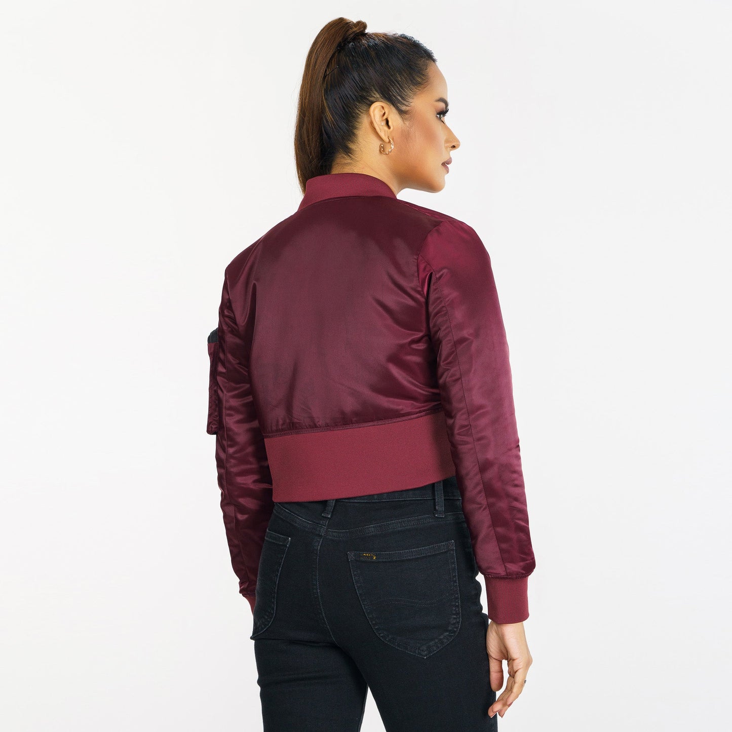 Women's Cropped Port Royale Bomber Jacket