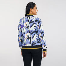 Load image into Gallery viewer, Women&#39;s Purple Reversible Bomber Jacket
