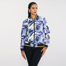 Load image into Gallery viewer, Women&#39;s Purple Reversible Bomber Jacket
