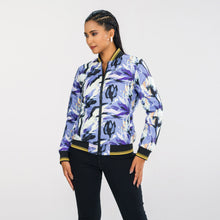 Load image into Gallery viewer, Women&#39;s Purple Reversible Bomber Jacket
