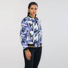 Load image into Gallery viewer, Women&#39;s Purple Reversible Bomber Jacket
