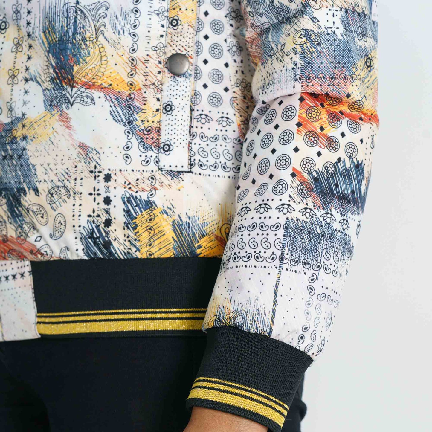 Womens Olive Reversible Bomber Jacket