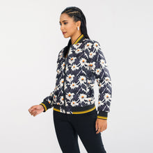 Load image into Gallery viewer, Women&#39;s Black Reversible Bomber Jacket
