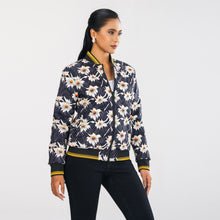 Load image into Gallery viewer, Women&#39;s Black Reversible Bomber Jacket
