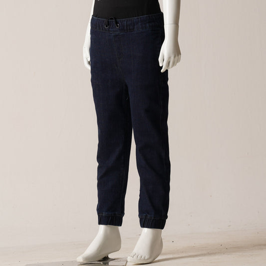 Boys Twill Pant-Indigo