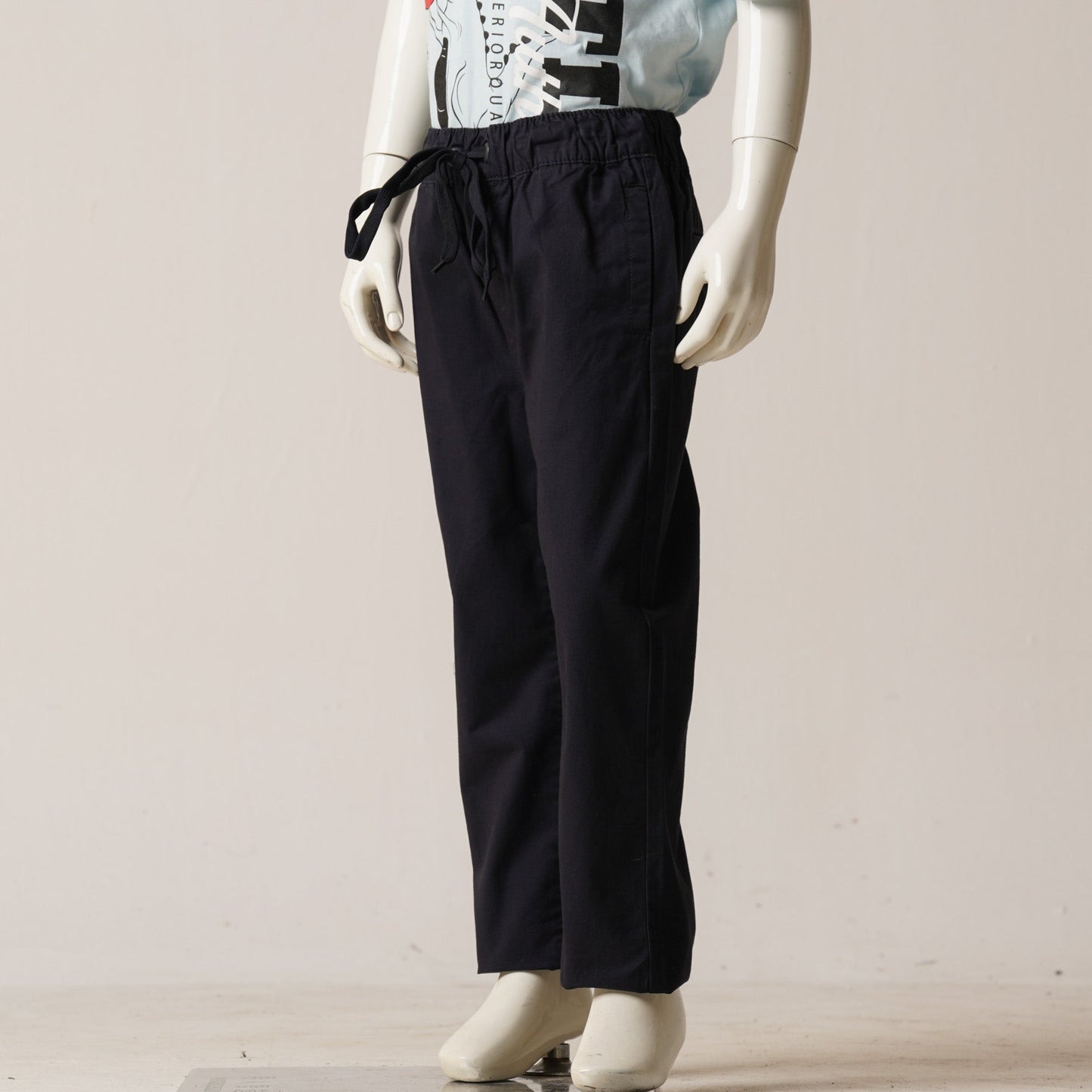 Boys Navy Twill Pant