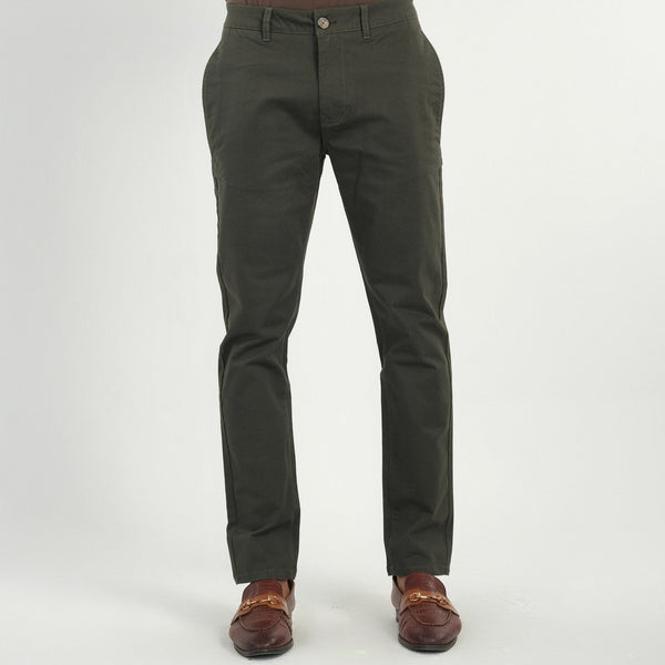 MENS TWILL PANT-OLIVE